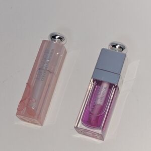 Dior Lip Glow and Maximizer - Soft Pink and Vibrant Purple